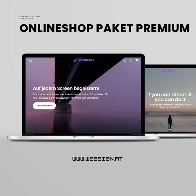 Online shop package Premium